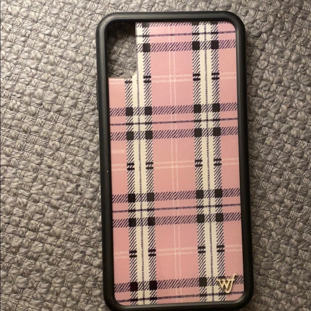 Plaid Wildflower iphone XS Max case